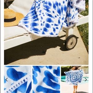 NWT Luxury Beach Towel/Picnic Blanket
